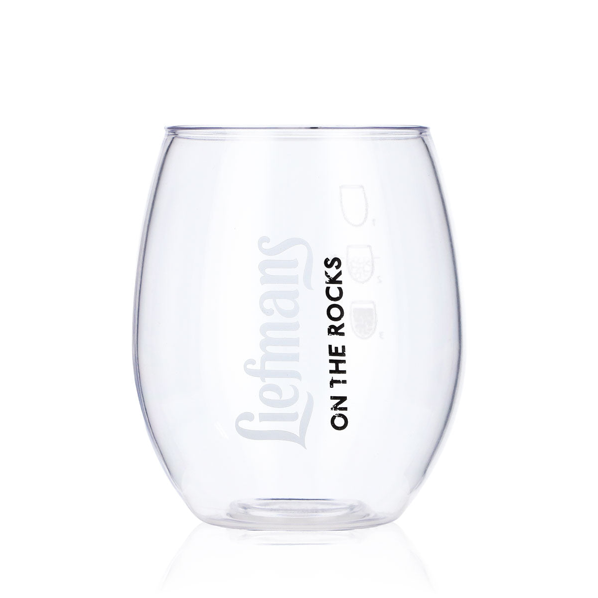 Liefmans Bier Acrylglas Biergläser Kunststoff Becher 0,39l On the Rocks