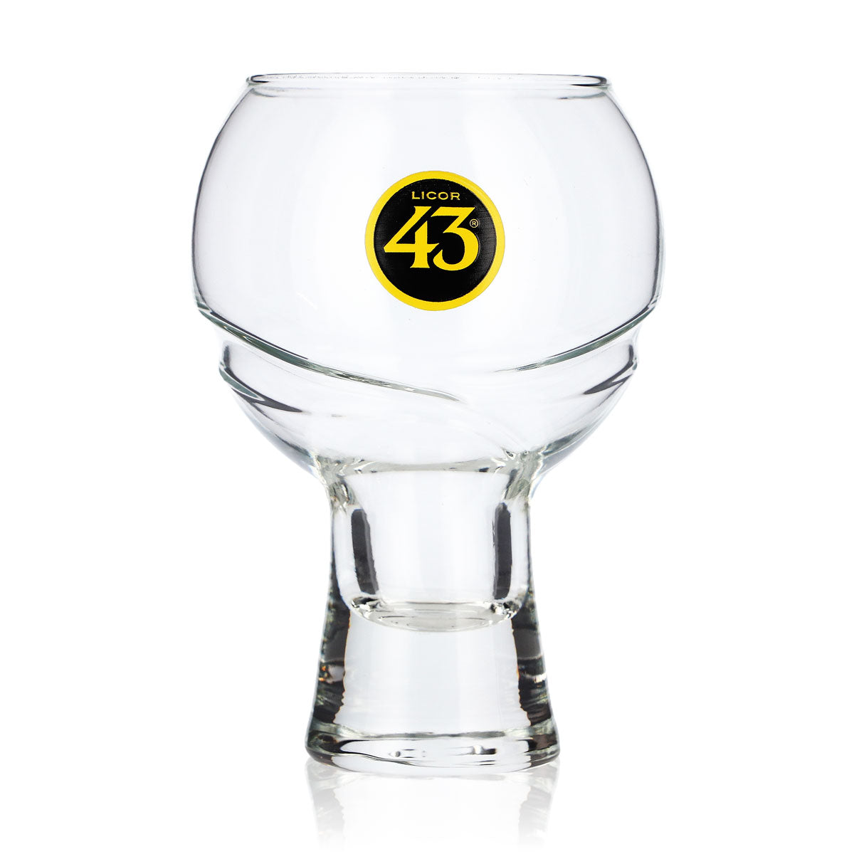Likör 43 Likör Glas Ballonglas 0,34l gelbes Logo Cognac Schwenker Gin Copa
