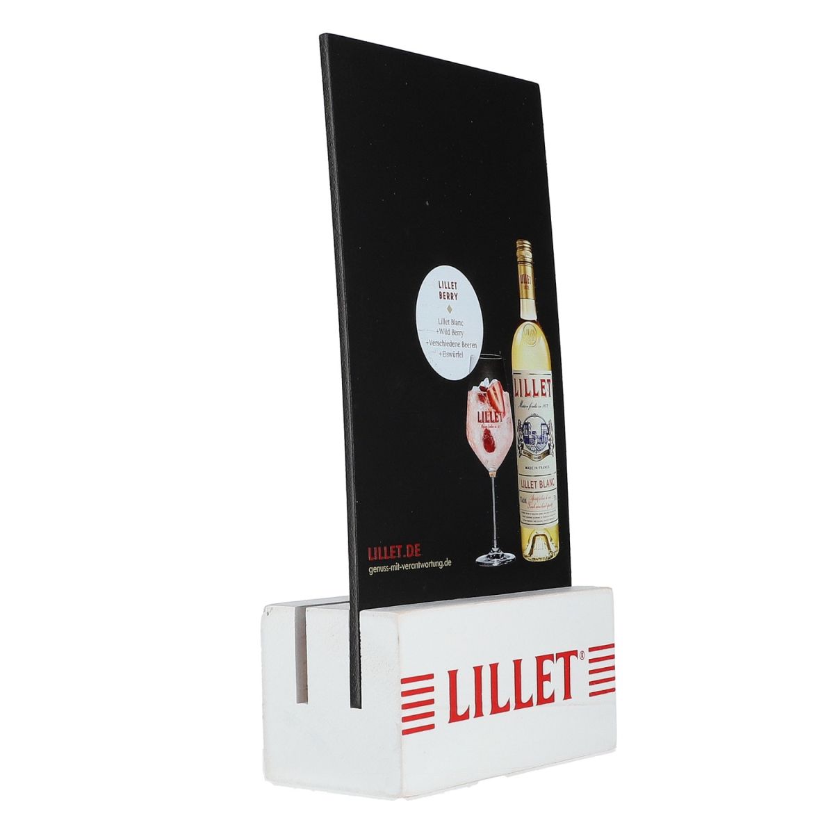 Lillet Bundle Fan II Set aus 2x Tischaufsteller, 6x Lillet Fächer und 6x Lillet Gläser – Ansicht 4