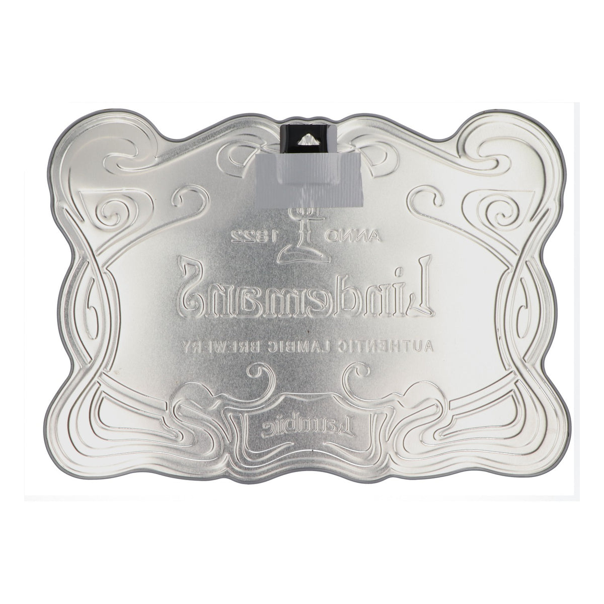 Lindemans Bier Blechschild Wanddekoration Wandschmuck Schwarz 43x32cm – Ansicht 2