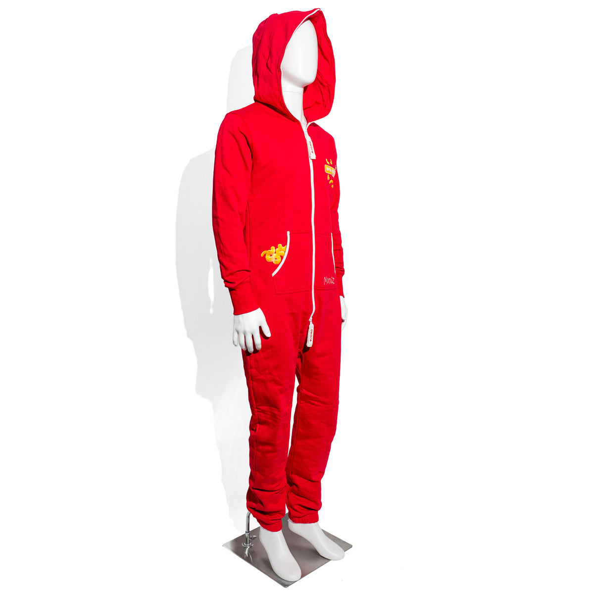 Lorenz Erdnuss Locken Jumpsuit Rot Größe M Moniz "Lock dich aus" – Ansicht 3