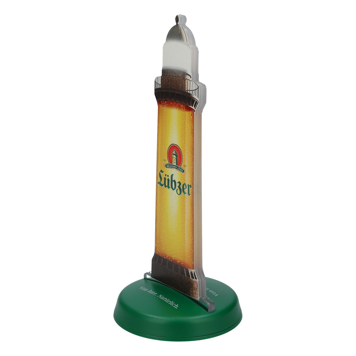 Lübzer Bier Tischaufsteller Bier XL Tischaufsteller Kartenhalter Leuchtturm – Ansicht 3