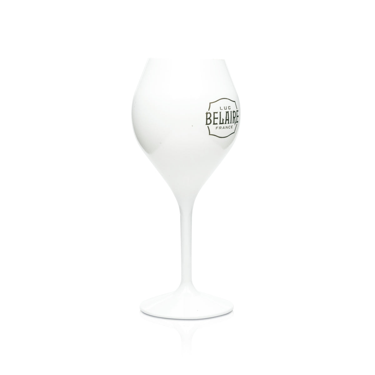 6x Luc Belaire Glas Kunststoff Becher 0,2l Flöte Weiß Schaumwein Outdoor Camping – Ansicht 3