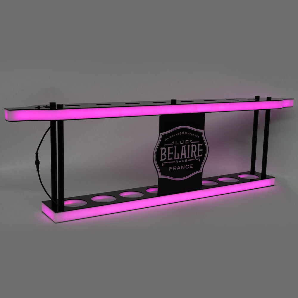 Luc Belaire Glorifier Luminated LED Dual Color 8 Bottles Zweistöckig Dekoration