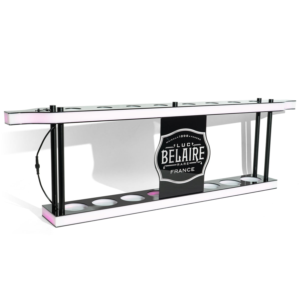Luc Belaire Glorifier Luminated LED Dual Color 8 Bottles Zweistöckig Dekoration – Ansicht 5