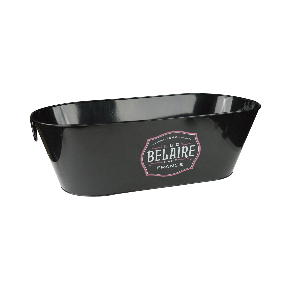 Luc Belaire Kühler Schaumwein XL Metallwanne Rose Flaschen Cooler Ice Eiswürfel