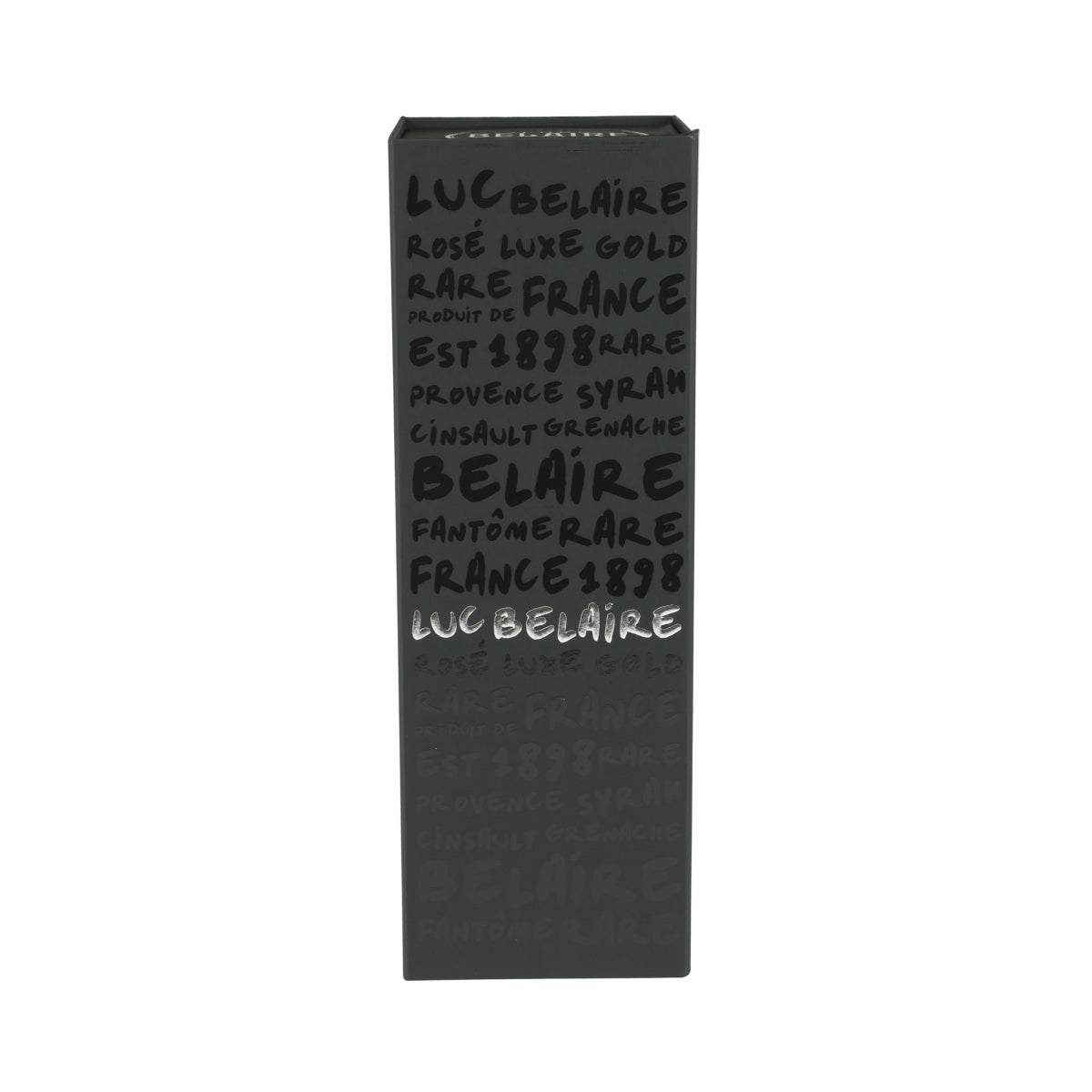 Luc Belaire Schaumwein Geschenkbox "Single" für 1 Flasche 0,75l Schwarz Deko