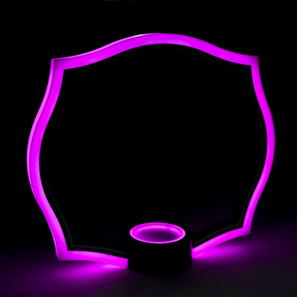 Luc Belaire Schaumwein Glorifier Handheld Flasche 0,7l LED Leuchtreklame Rose