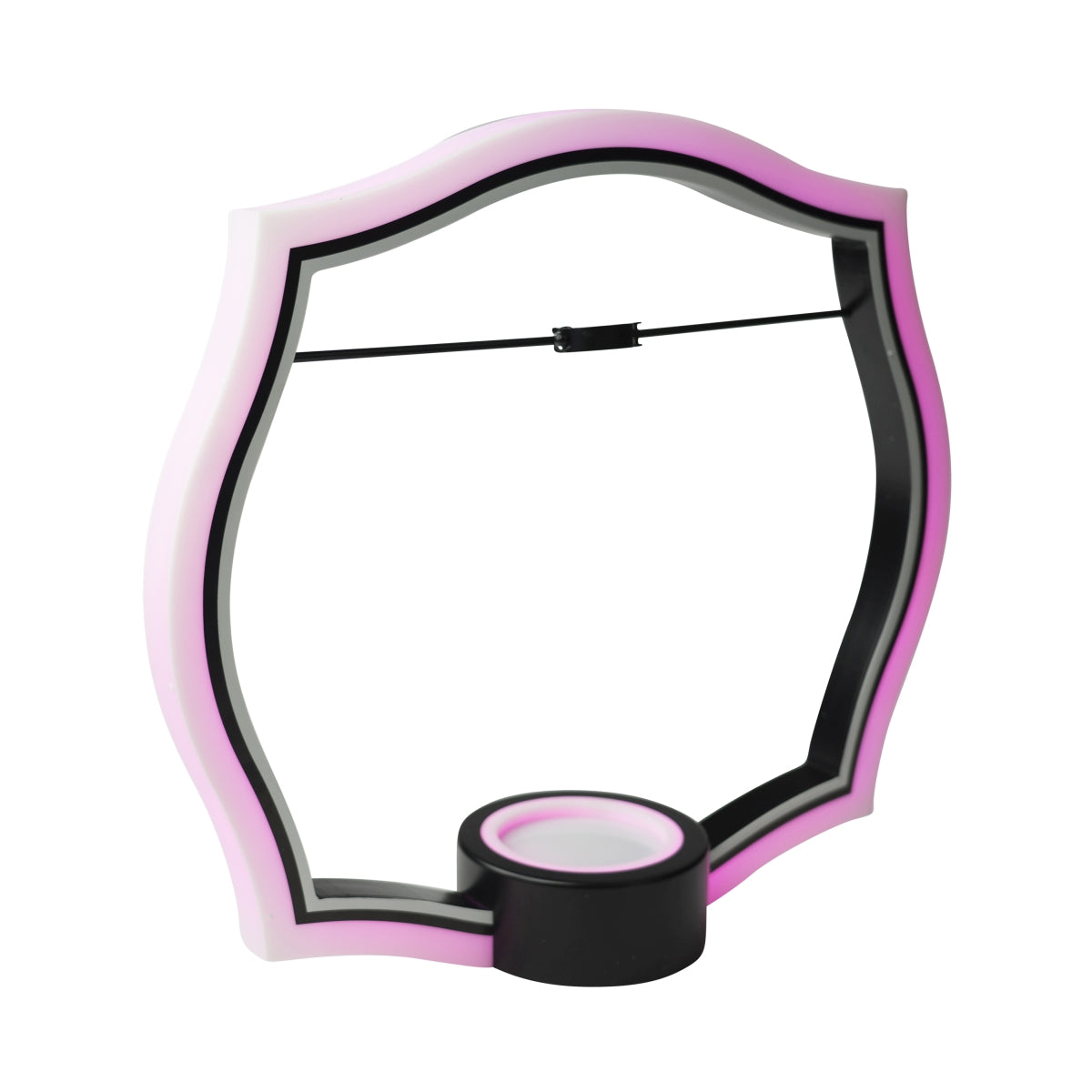 Luc Belaire Schaumwein Glorifier Handheld Flasche 0,7l LED Leuchtreklame Rose – Ansicht 2