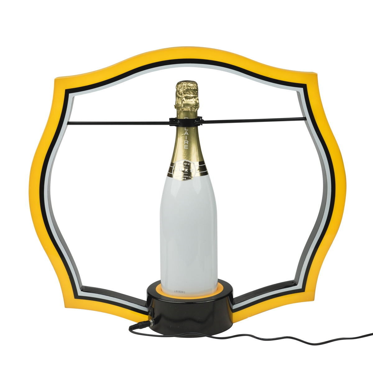 Luc Belaire Schaumwein Glorifier Handheld Flasche 0,7l LED Leuchtreklame Brut – Ansicht 5