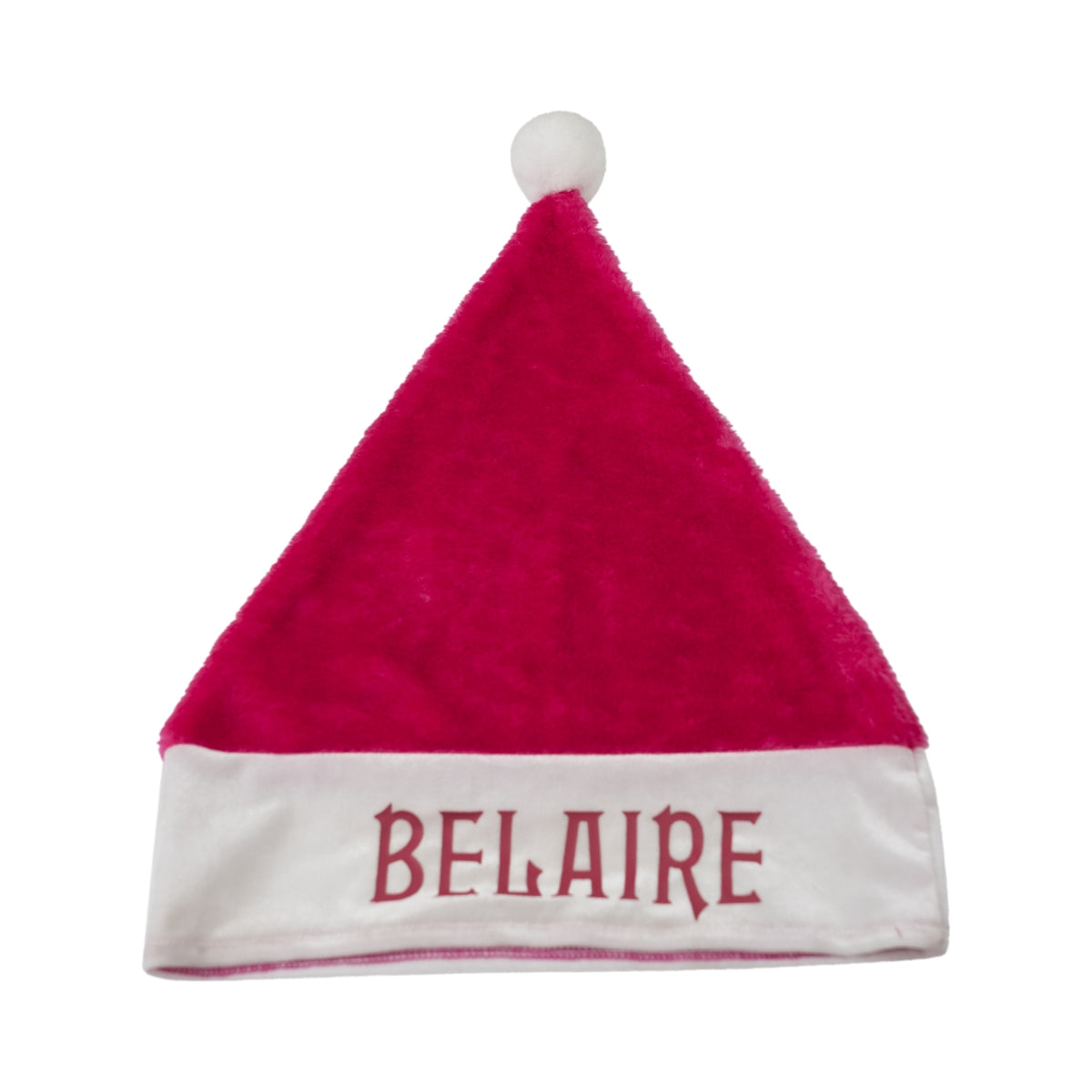 Luc Belaire Schaumwein Mütze Hut Kappe Beanie Cap Zipfel Weihnacht Rosa Party