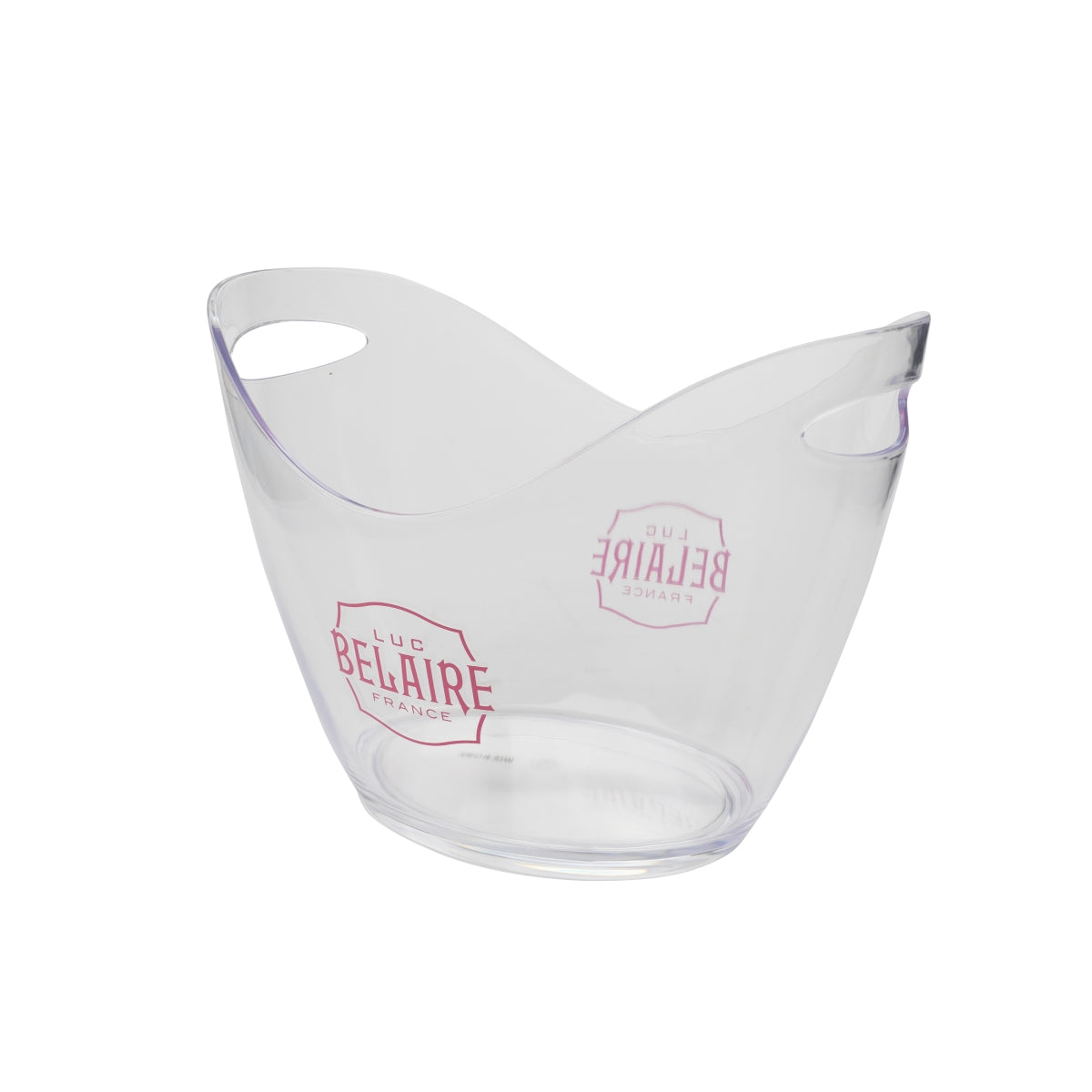 Luc Belaire Schaumweinkühler transparent Flaschen Eiswürfel Behalter Cooler Sekt – Ansicht 2