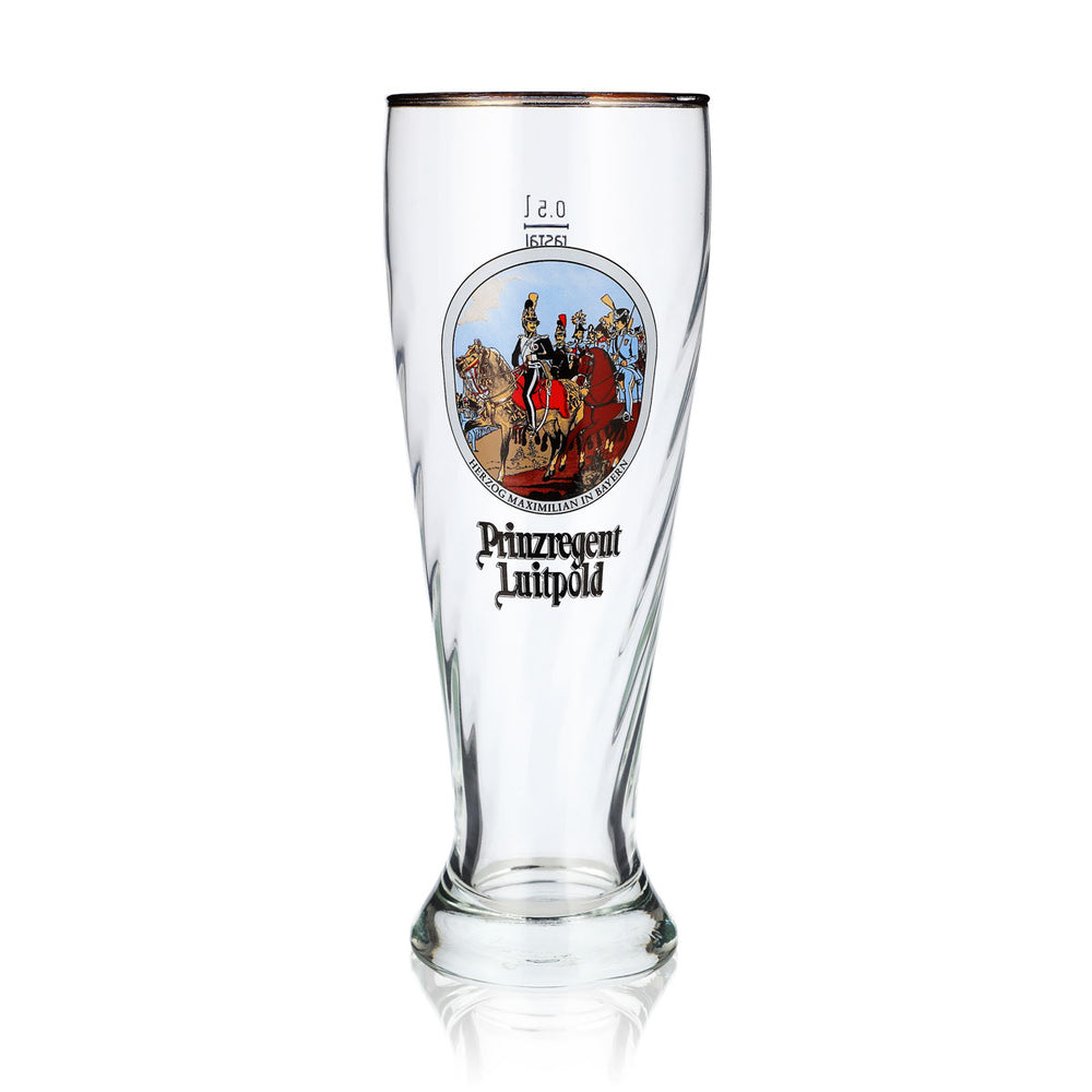 Luitpold Bier Glas 0,5l Weißbierglas Herzog Maximilian Bayern Rastal