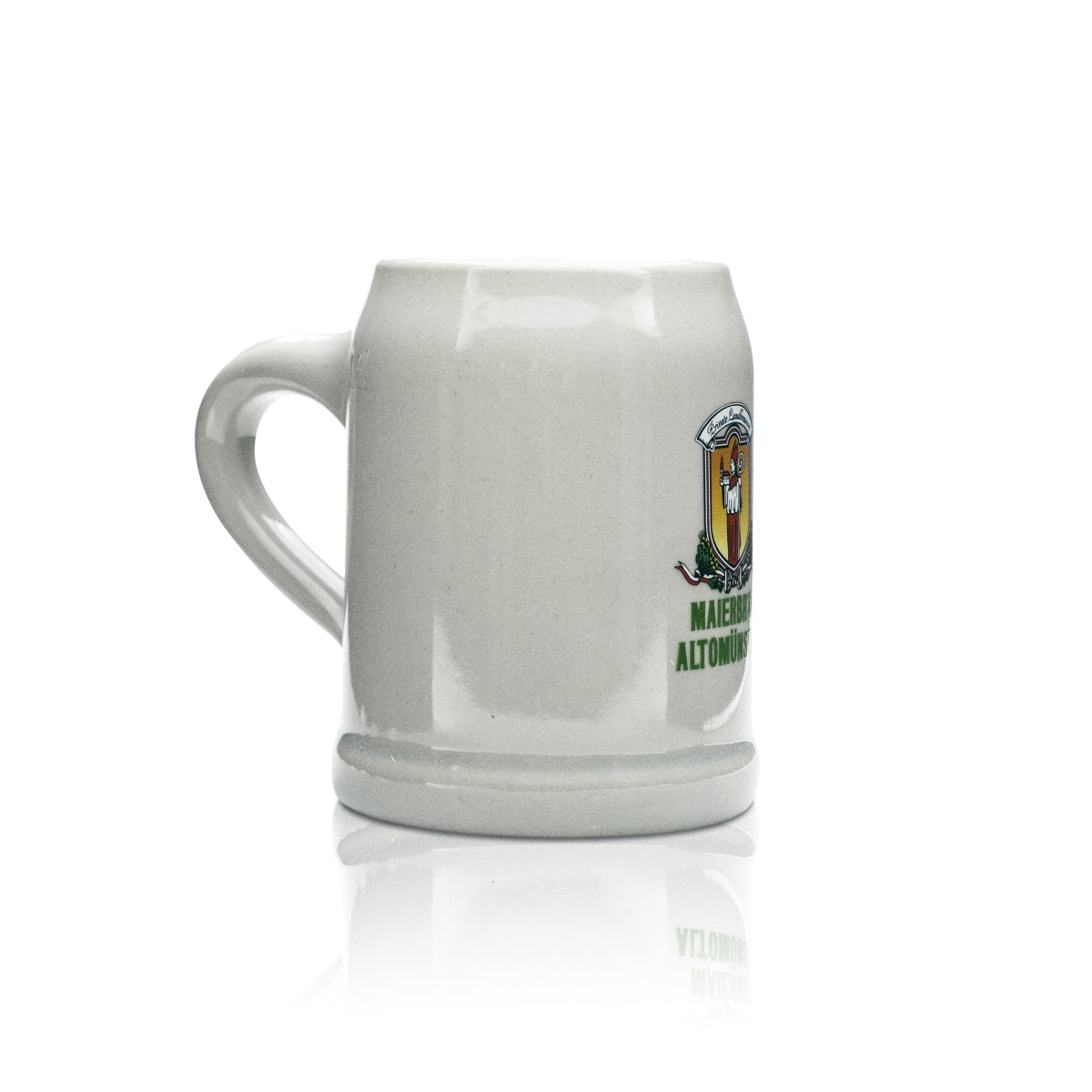 Maierbräu Bier Glas 0,5l Ton Stein Krug Humpen Seidel Gläser Brauerei Bayern – Ansicht 2