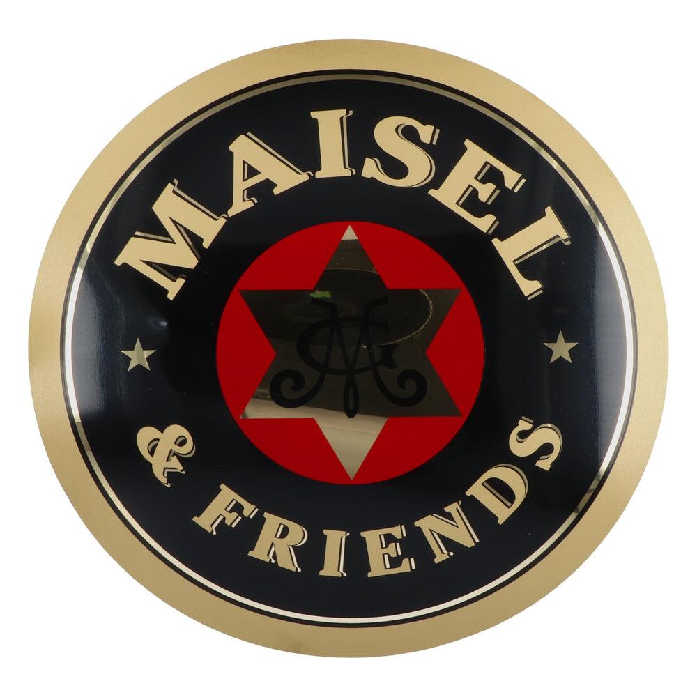 Maisel & Friends Bier Blechschild Werbeblechschild Rund zum Aufhängen