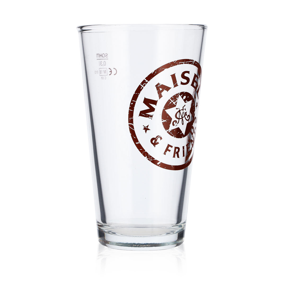 Maisel Weisse Biergläser Glas Willibecher Frankonia 0,3l braun satiniert – Ansicht 3