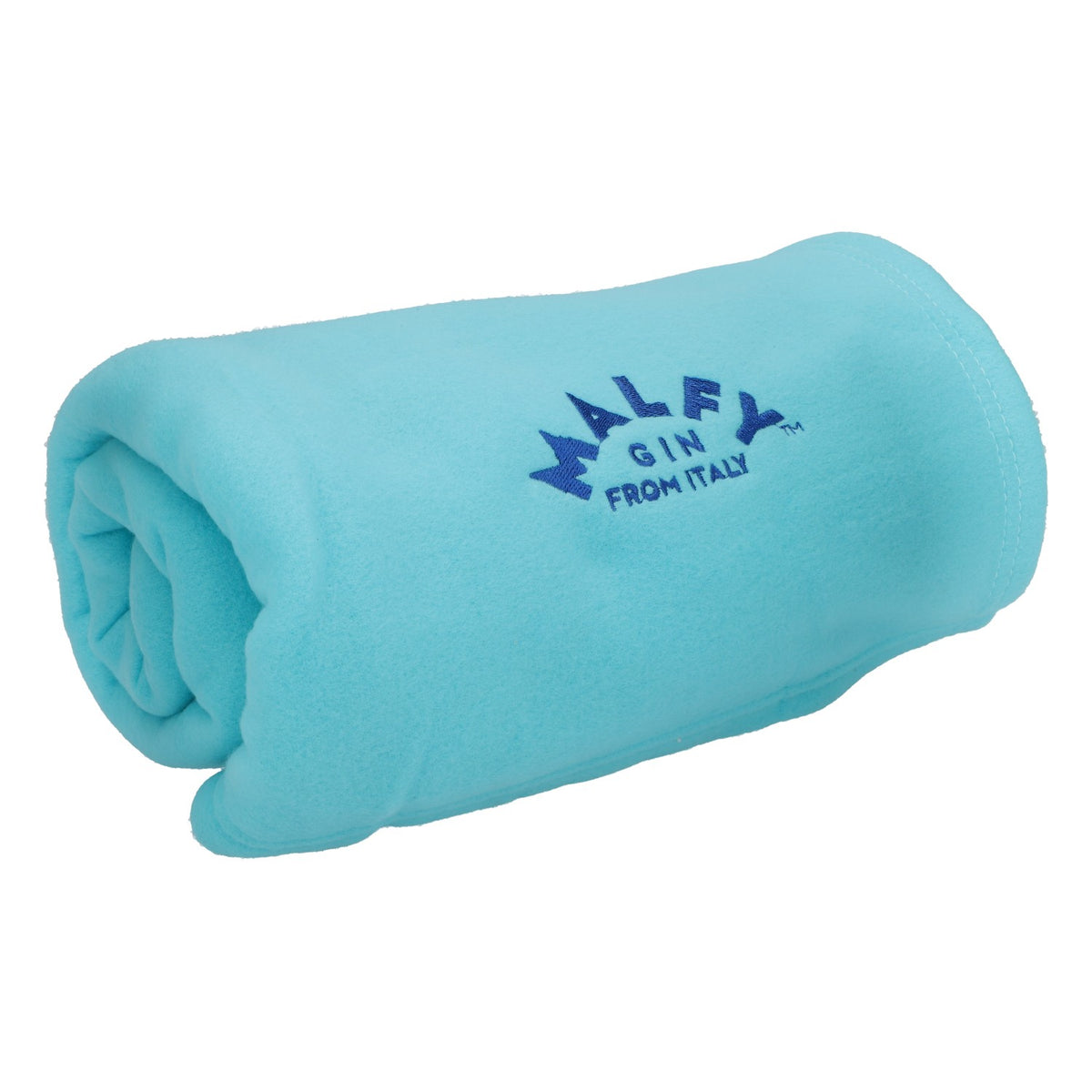 Malfy Gin Decke Fleecedecke Kuscheldecke 160x120 cm Hellblau
