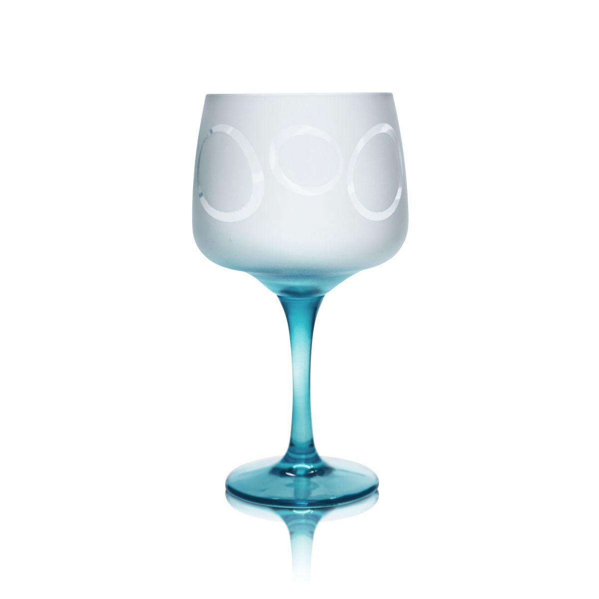 Malfy Gin Glas 0,6l Satiniert Ballonglas Gin Tonic Aperitifgläser Frosted B-WARE – Ansicht 2