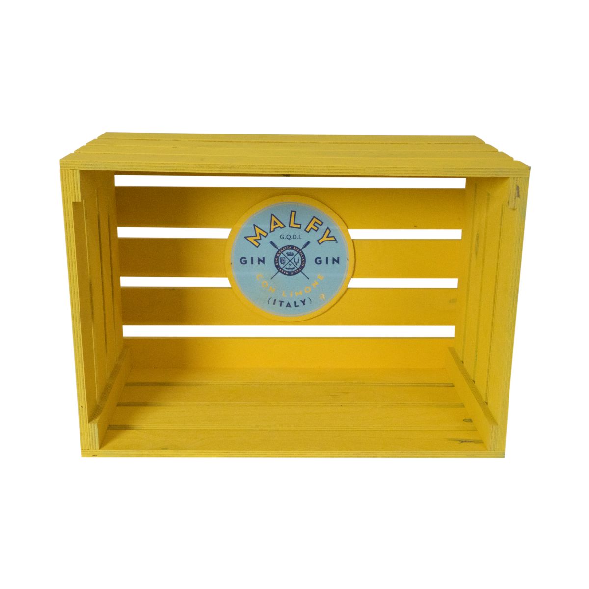 Malfy Gin Holzkiste 45x31x26cm Showkiste Aufsteller Dekoration Werbung Merch – Ansicht 3