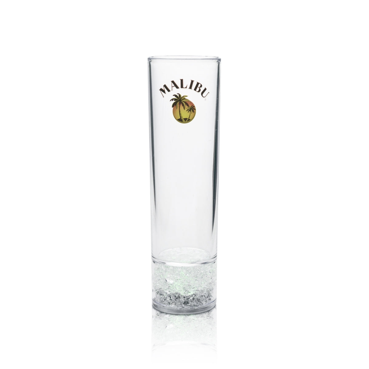 6x Malibu Likör Glas Becher LED Steinchen beleuchteter Boden – Ansicht 3