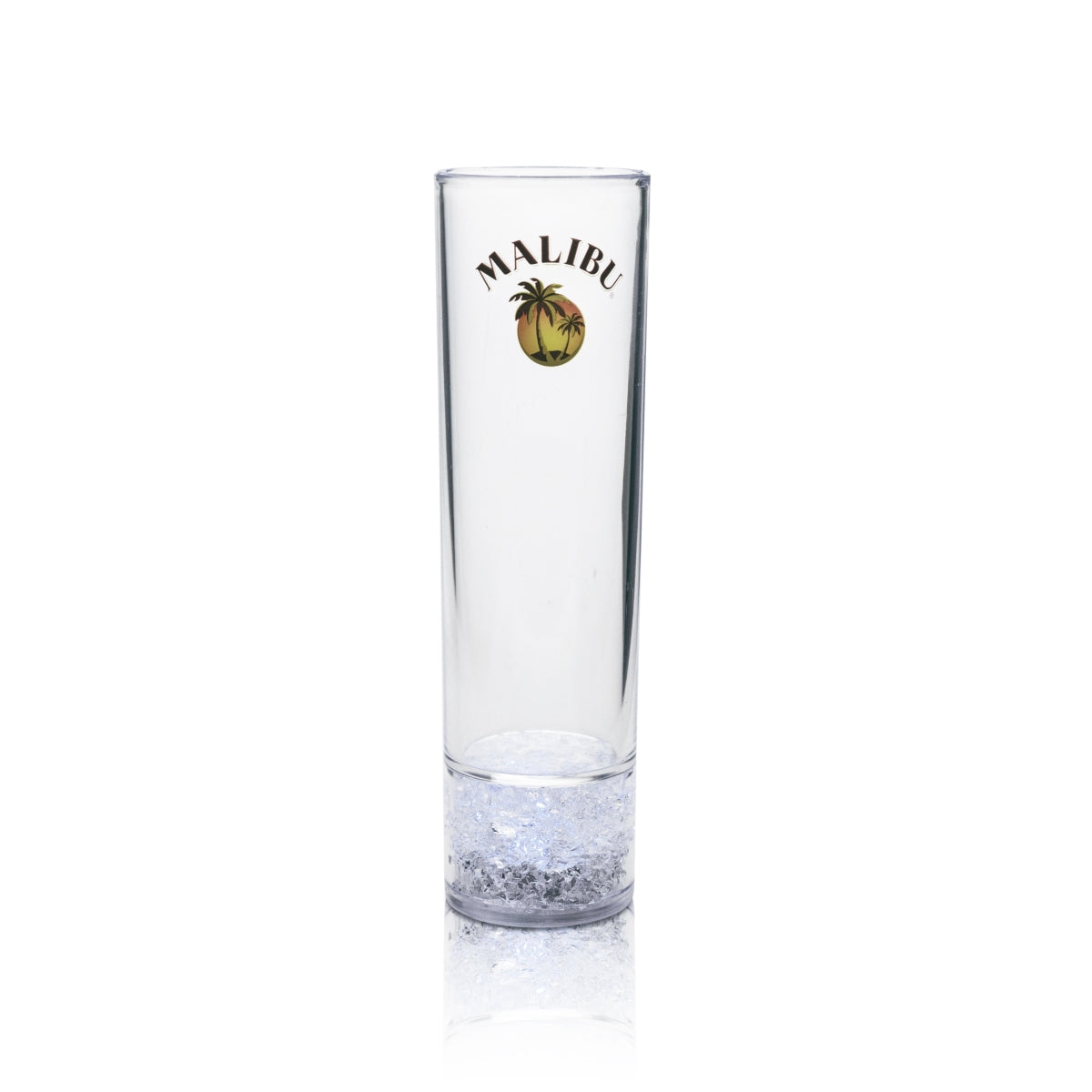6x Malibu Likör Glas Becher LED Steinchen beleuchteter Boden – Ansicht 4