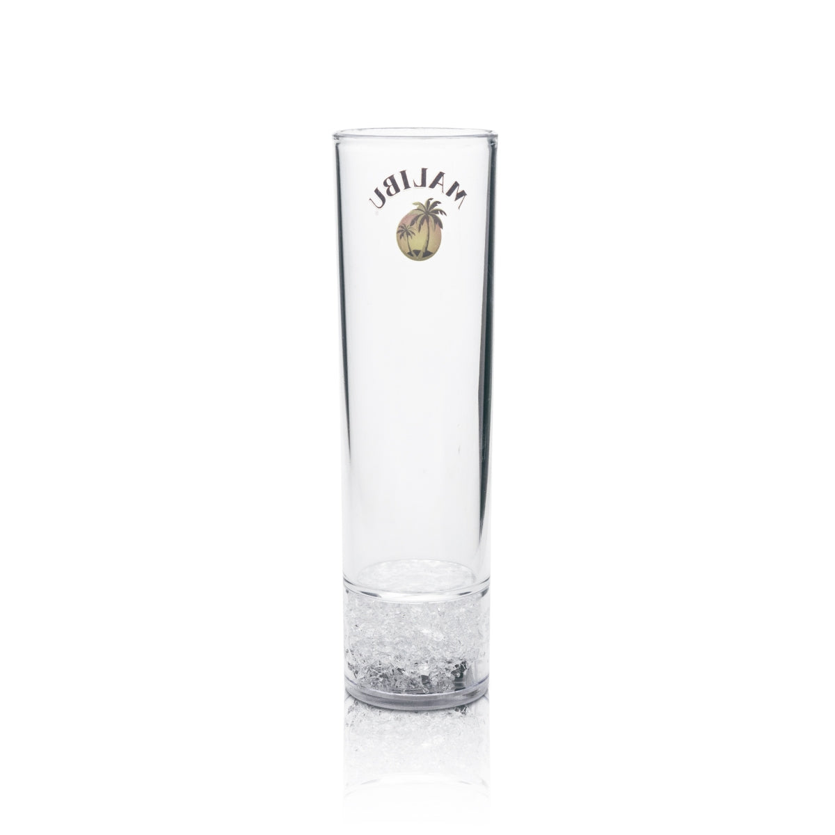 6x Malibu Likör Glas Becher LED Steinchen beleuchteter Boden – Ansicht 5