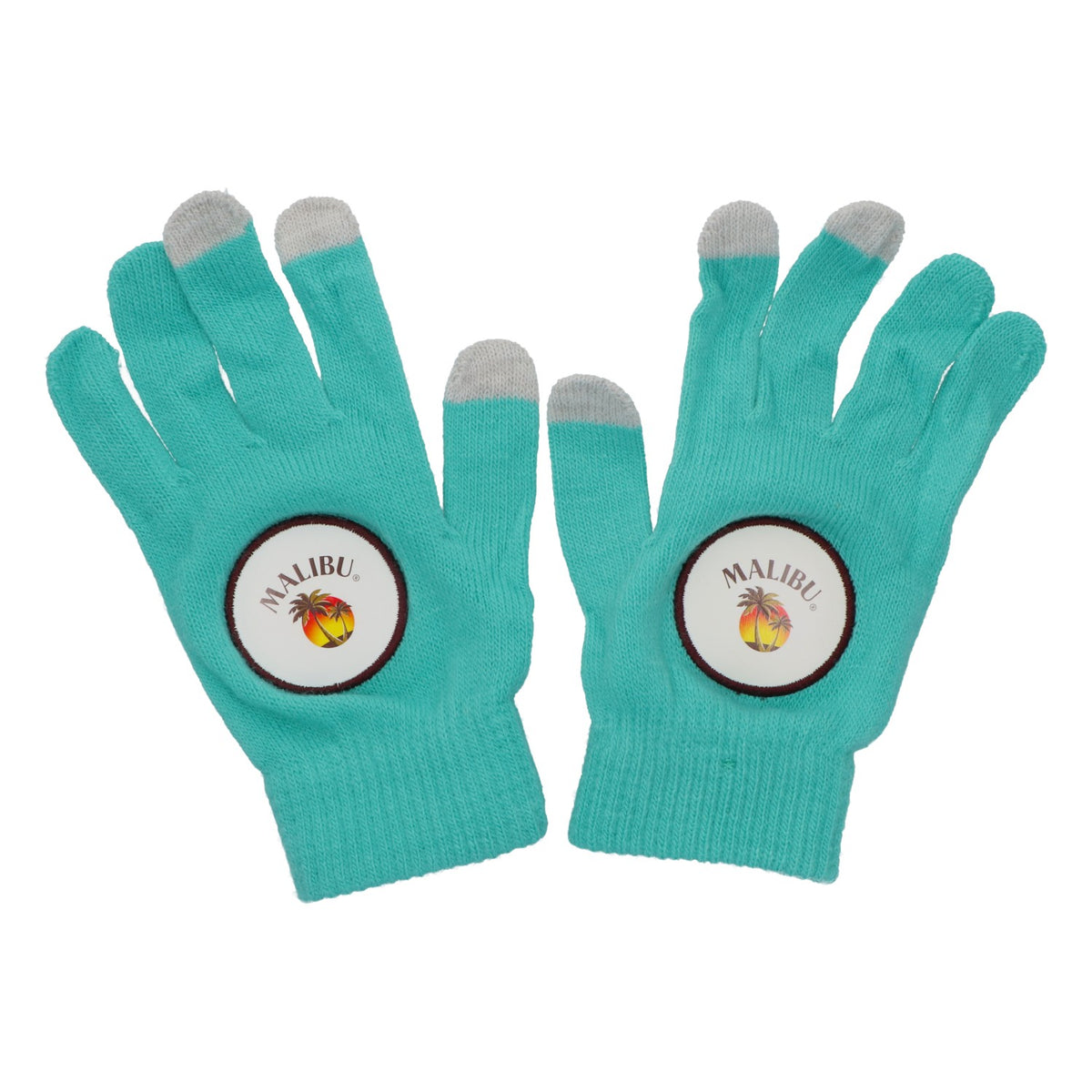 Malibu Likör Woll Handschuhe Winter Mit Touchscreen Funktion Türkis