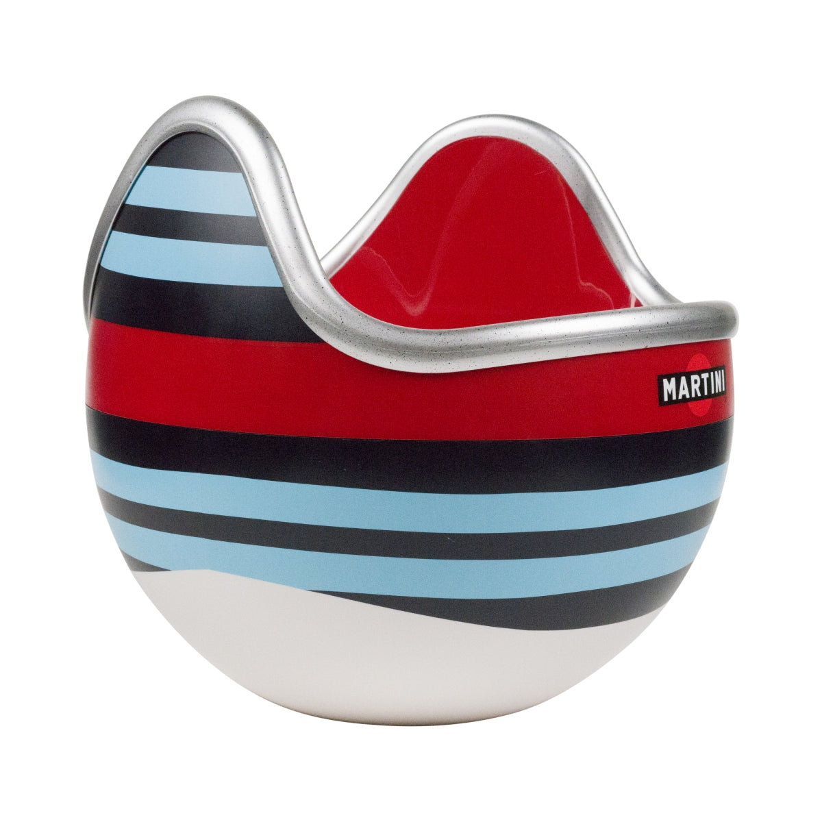 Martini Aperitif Flaschenkühler Eiswürfelbehälter Racing Helmet ice Bucket – Ansicht 2