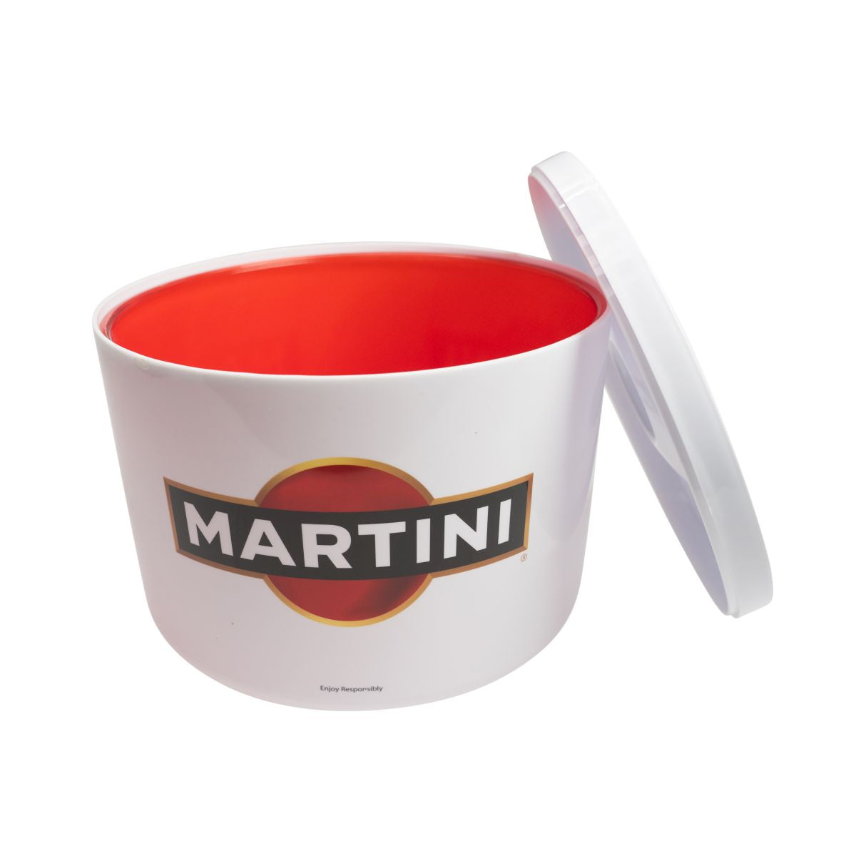 Martini Flaschenkühler mit Deckel Getränkekühler Eiswürfelbehälter Eisbox – Ansicht 3