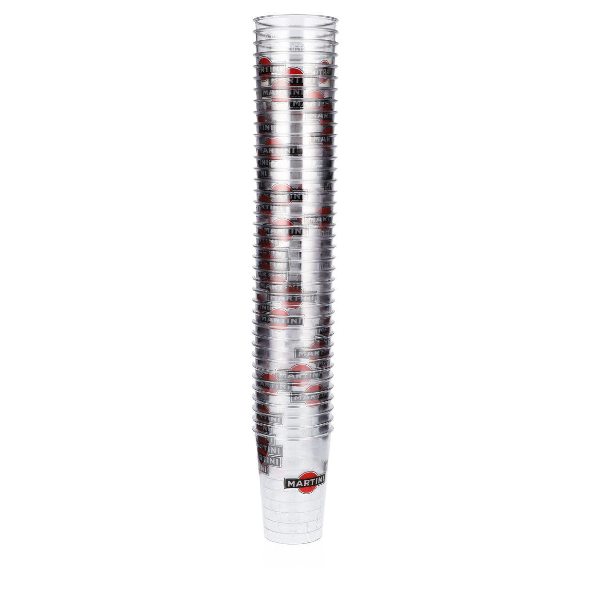 Martini Likör Glas 40er Stange 0,1l rotes Logo Kunststoff Einwegbecher Kölsch – Ansicht 5
