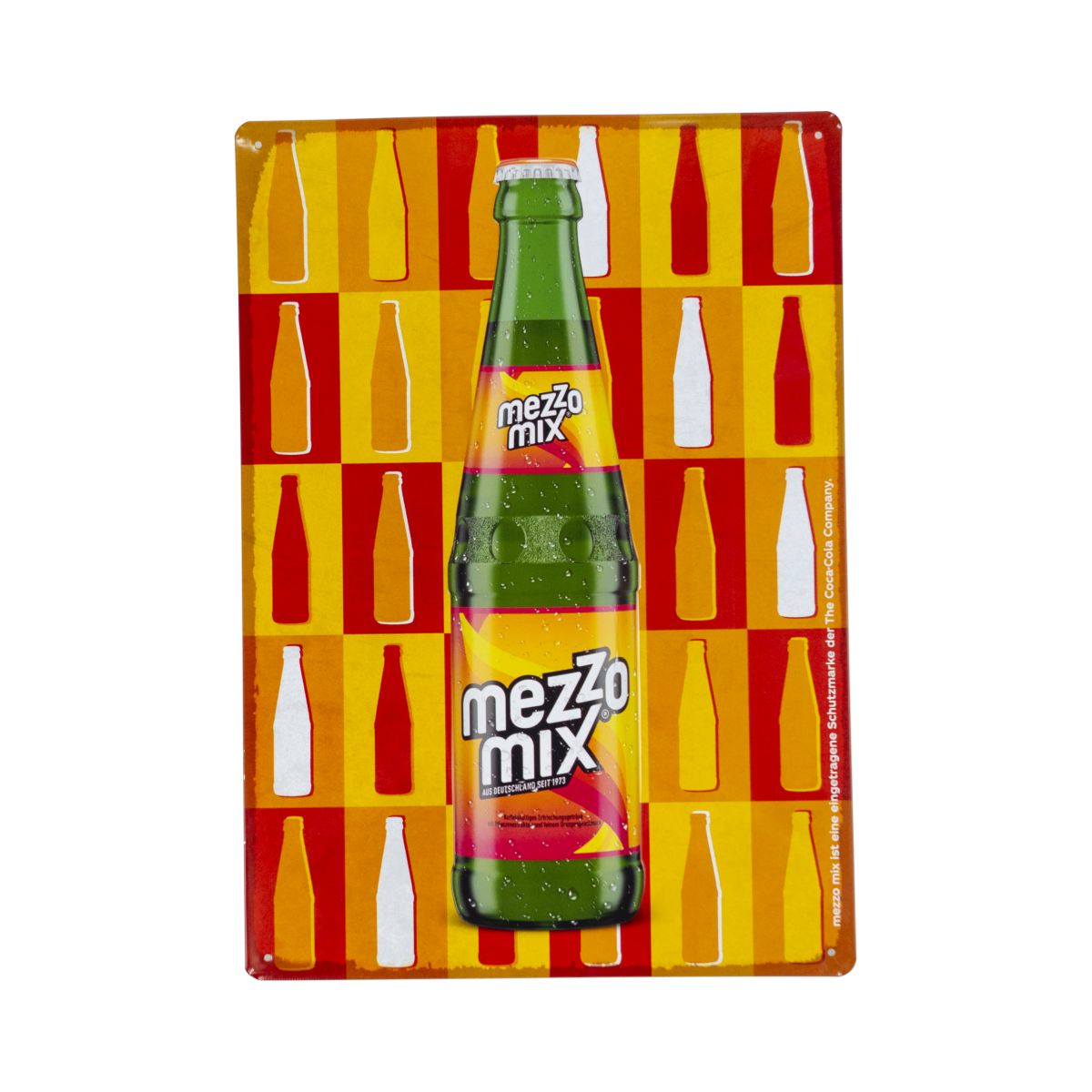 Mezzo Mix Blechschild Wanddekoration 42x30 cm Reklameschild Merchandise