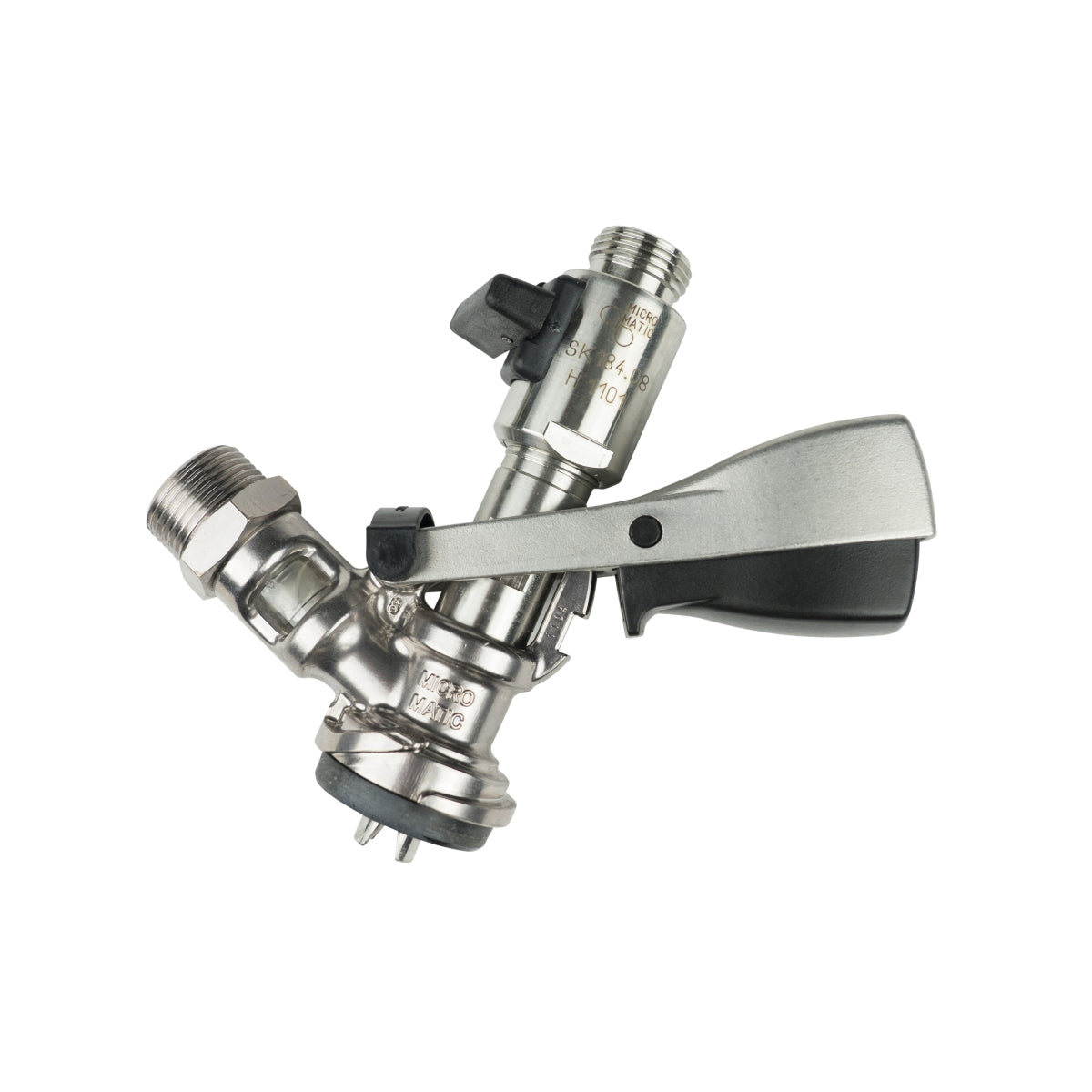 Micro Matic KEG Anschluss Bierfass Zapfhahn Flachkeg Tap Bier Gastro Ausschank – Ansicht 3