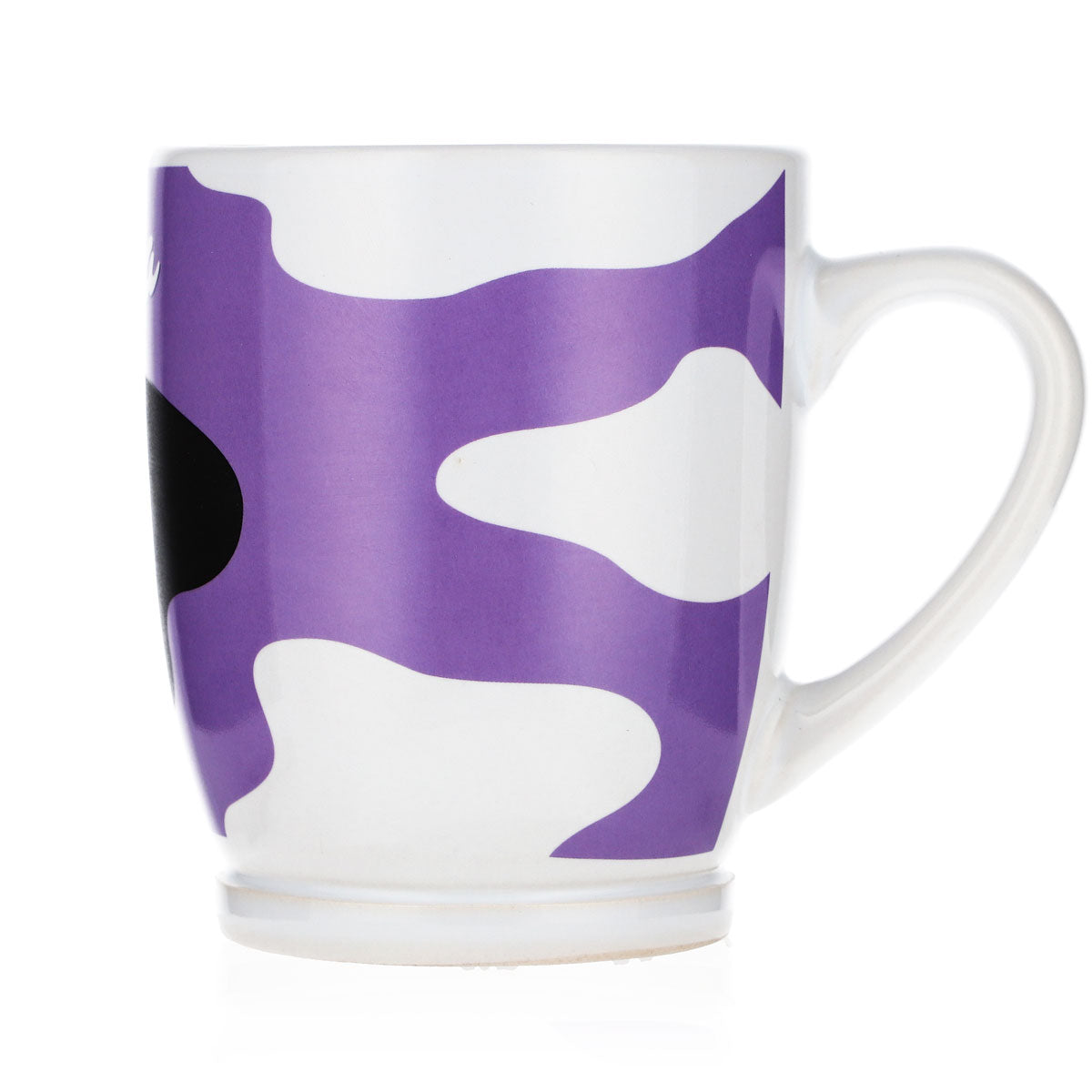 Milka Lebensmittel Glas Becher Beschreibbar mit Stift Kuhflecken 0,3l Keramik – Ansicht 3