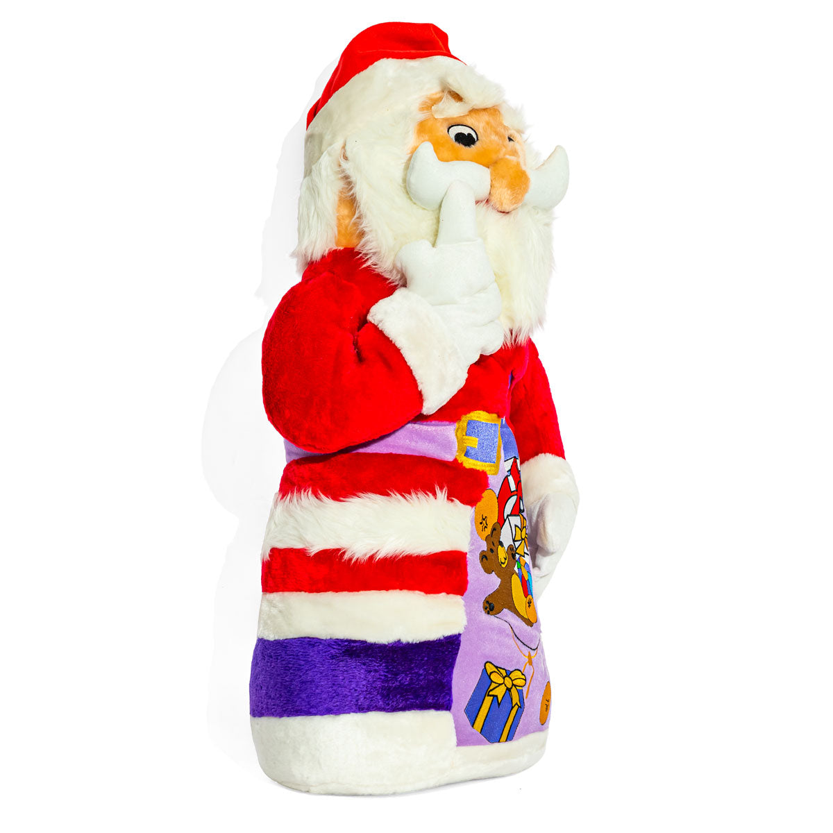 Milka Lebensmittel Plüsch 80cm Weihnachtsmann Rot zum Aufstellen bunt – Ansicht 2