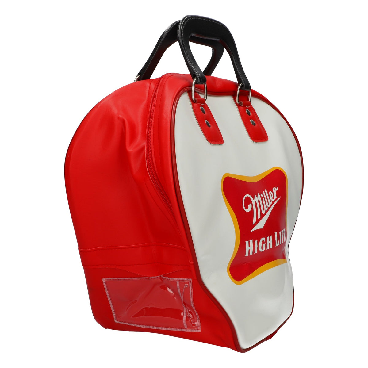 Miller Bier Tasche Bowling Bag für 1 Ball/Kugel mit Ball Einsatz Tragegriffe rot – Ansicht 4