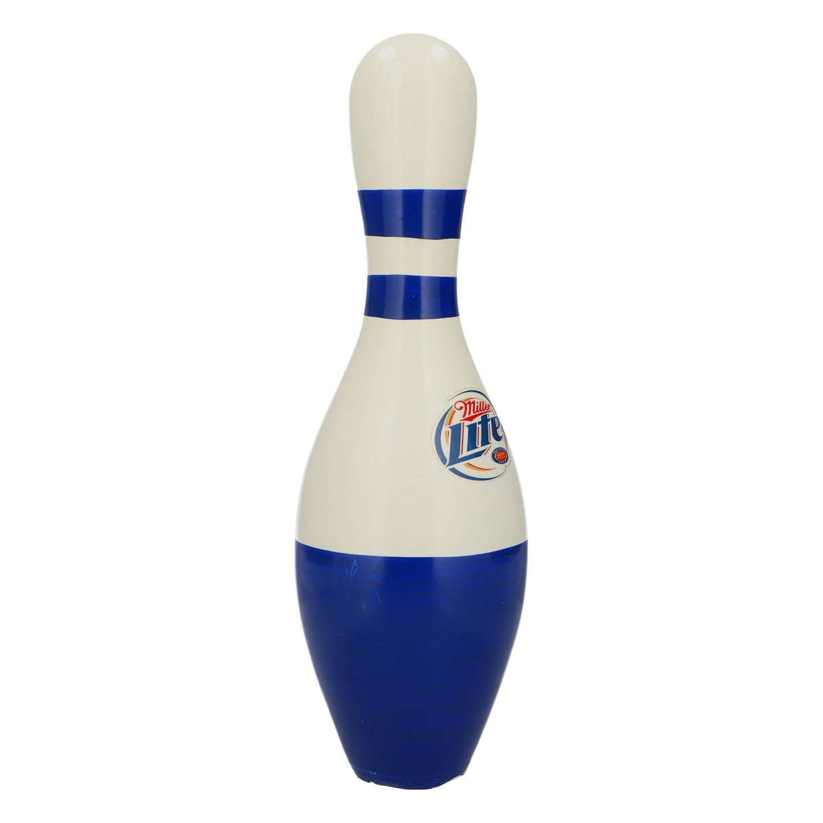 Miller Lite Bier Bowling Pin Holz Deko Man Cave Bar Sammlerstück – Ansicht 2