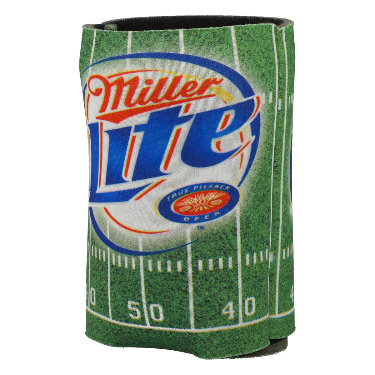 Miller Lite Dosenkühler Neopren American Football grün Bier Dosenhalter – Ansicht 3