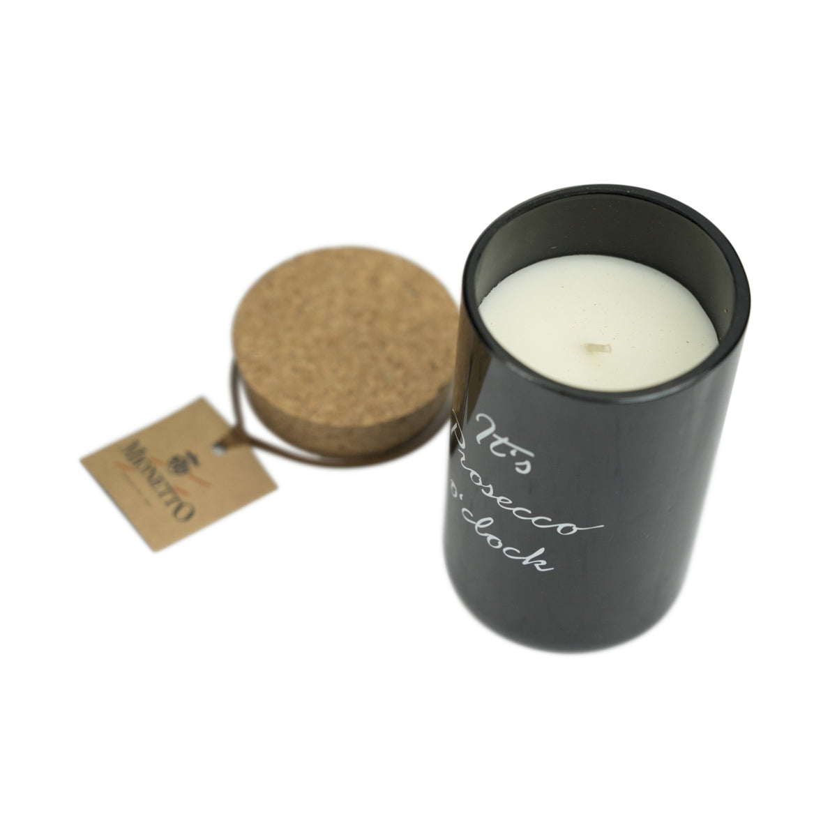 Mionetto Kerze Duftkerze Scented Candle Vanille im Glas mit Deckel Deko – Ansicht 3