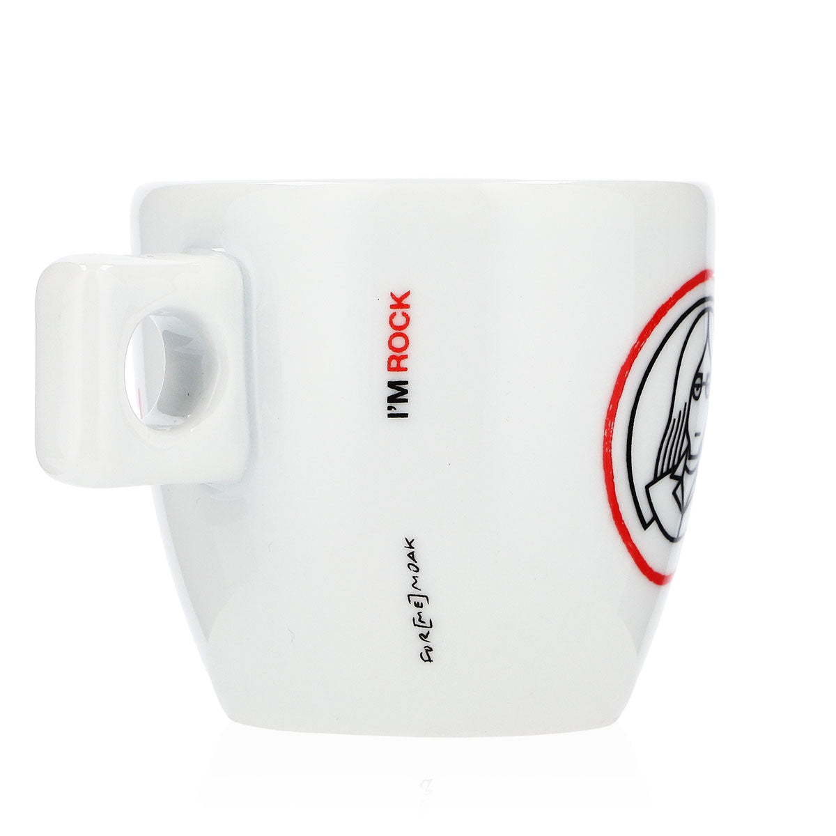 MOAK Kaffeetasse Espressotasse 50ml Henkeltasse Cafe Glas Gläser Rock – Ansicht 2