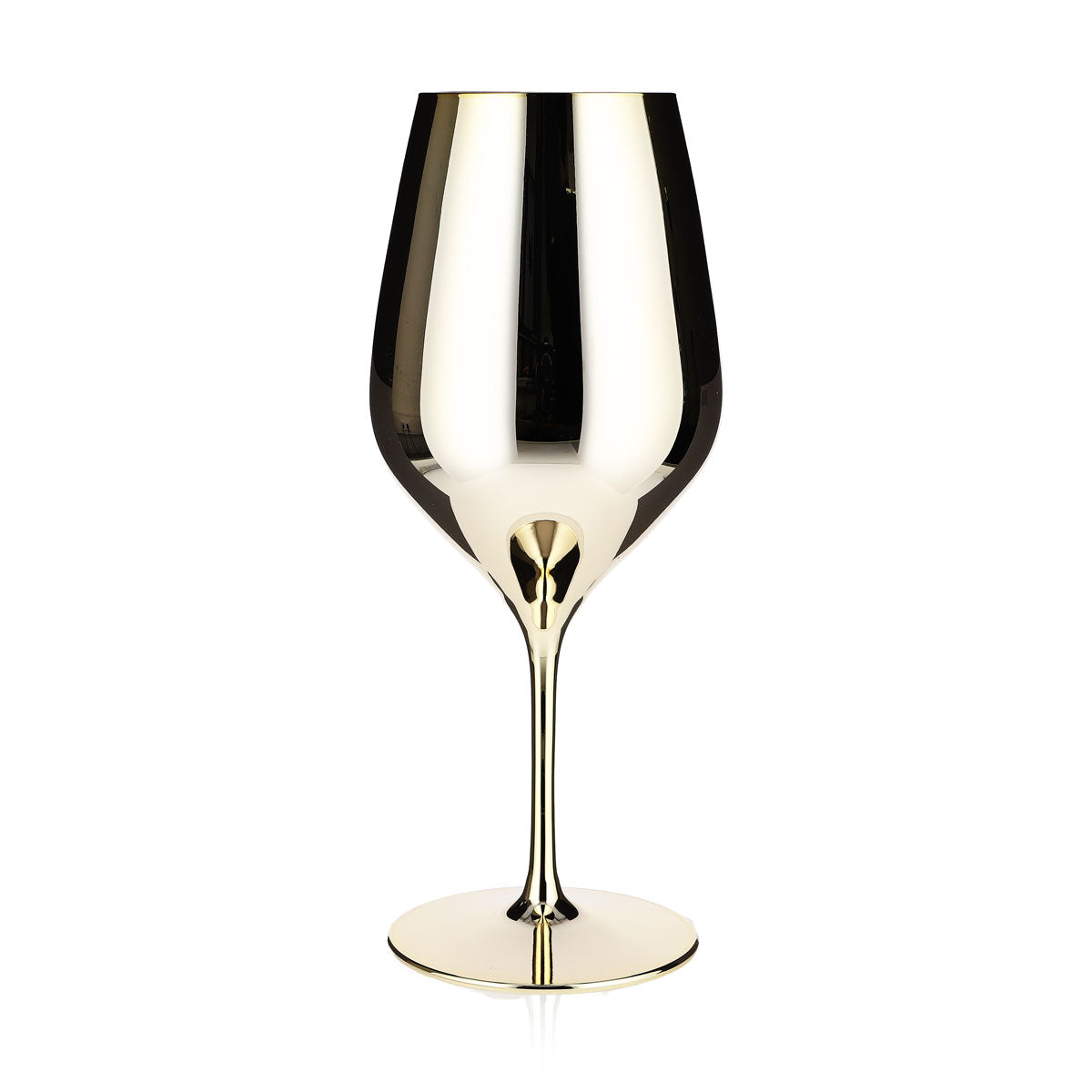 Moet Chandon Champagner Glas 0,6l Weinglas Echtglas Gold neues Logo – Ansicht 10