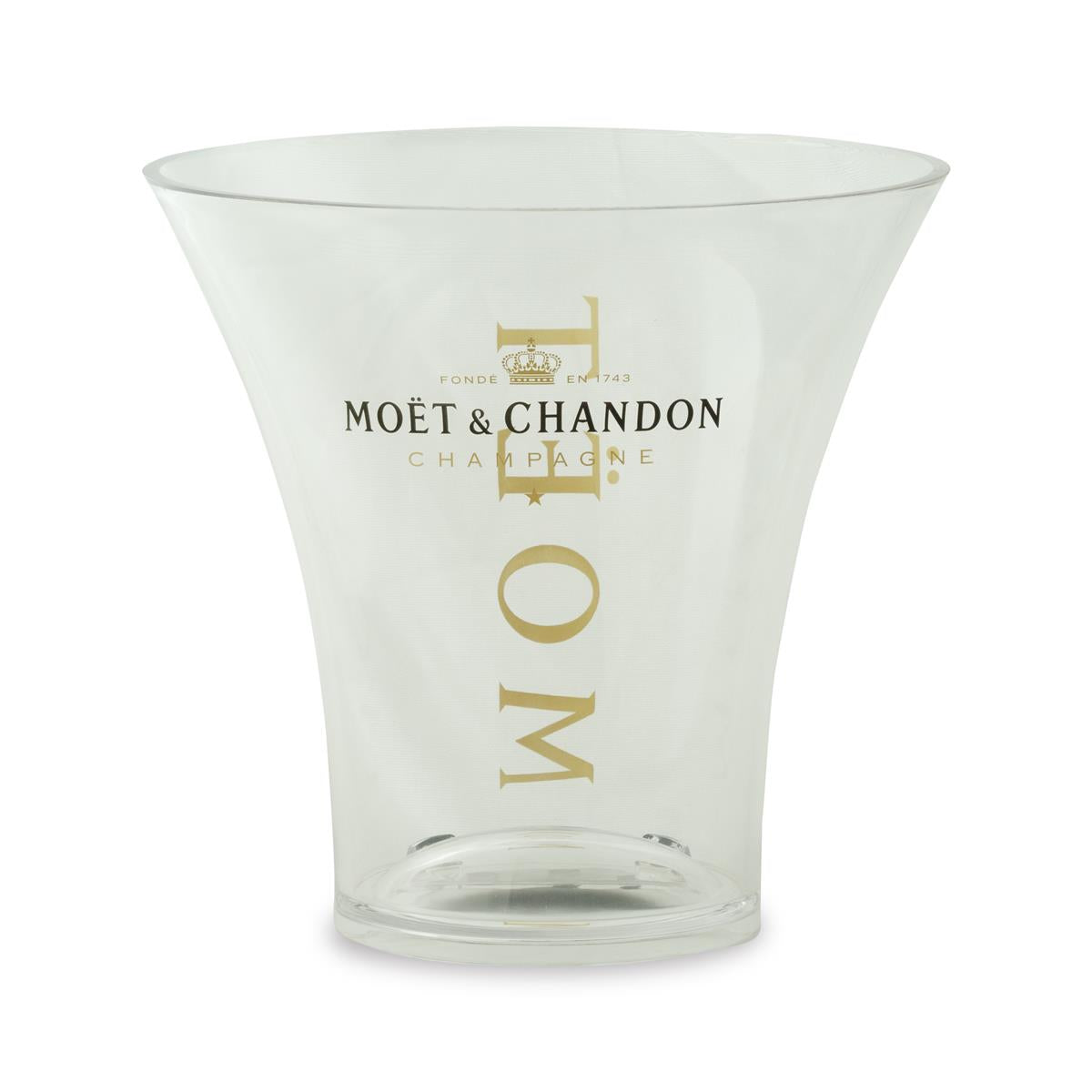 Moet Chandon Champagner Kühler Single Flaschen Cooler Eiswürfel Gold