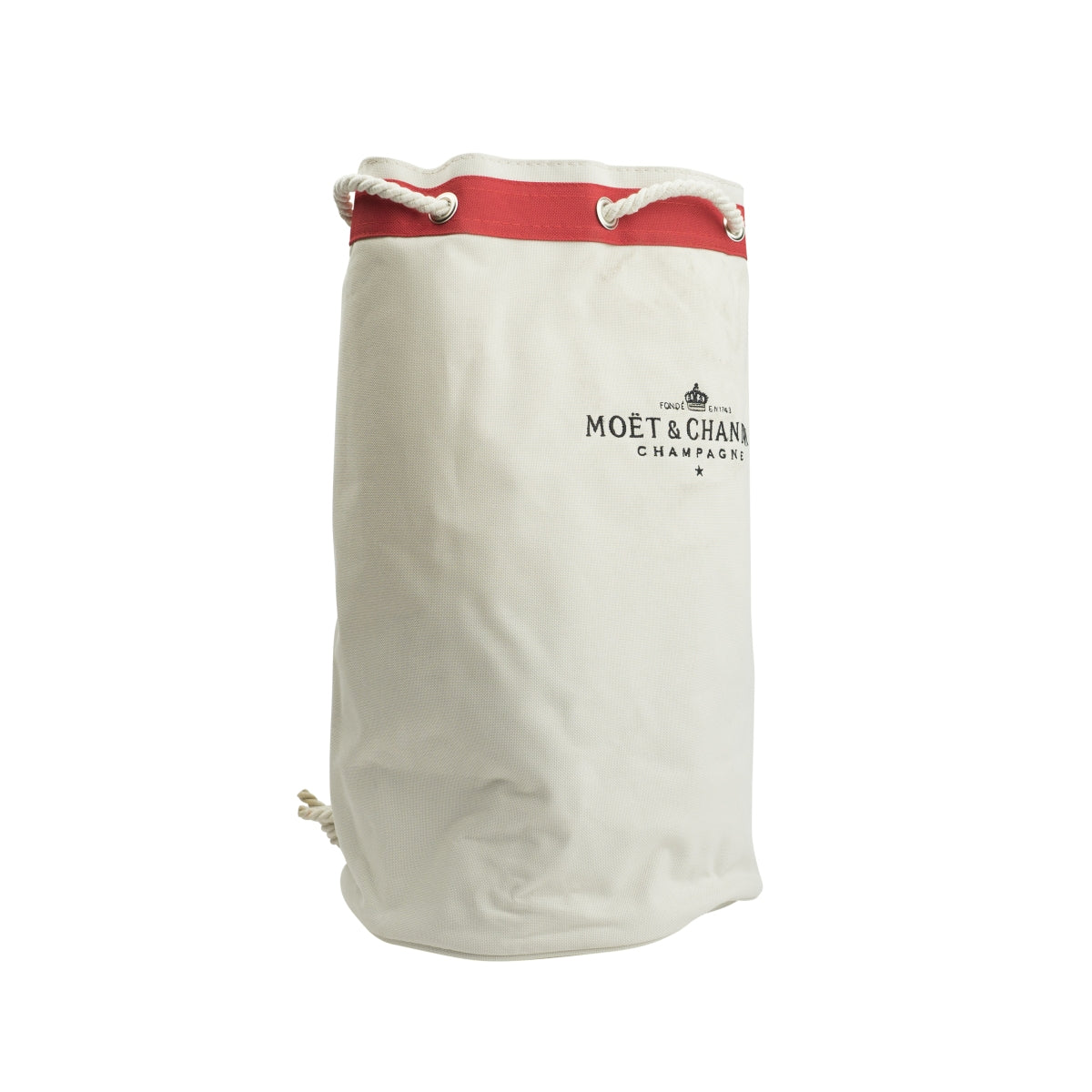 Moet Chandon Champagner Seesack Beige Tasche Rucksack Beutel Ice Imperial rot – Ansicht 2