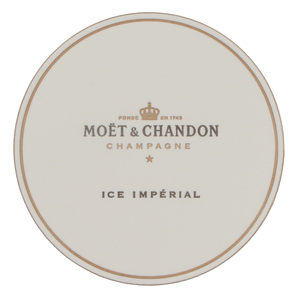 Moet Chandon Champagner Tropfdeckchen Glasuntersetzer 9cm Durchmesser