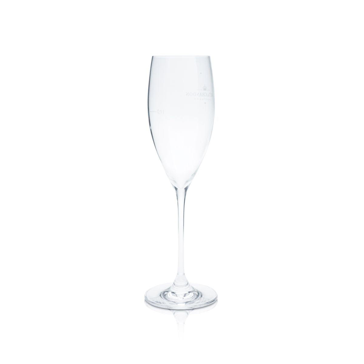 Moet Chandon Champagnerglas 0,1l Sekt Flöte Sektglas Kelchgläser Geeicht – Ansicht 2