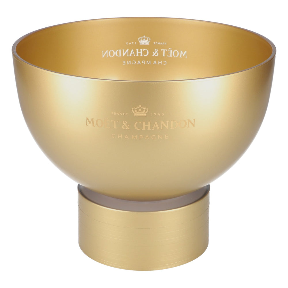 Moet Chandon Kühler Flaschenkühler Eisbehälter Gold Ø25 Eiswanne Champagner
