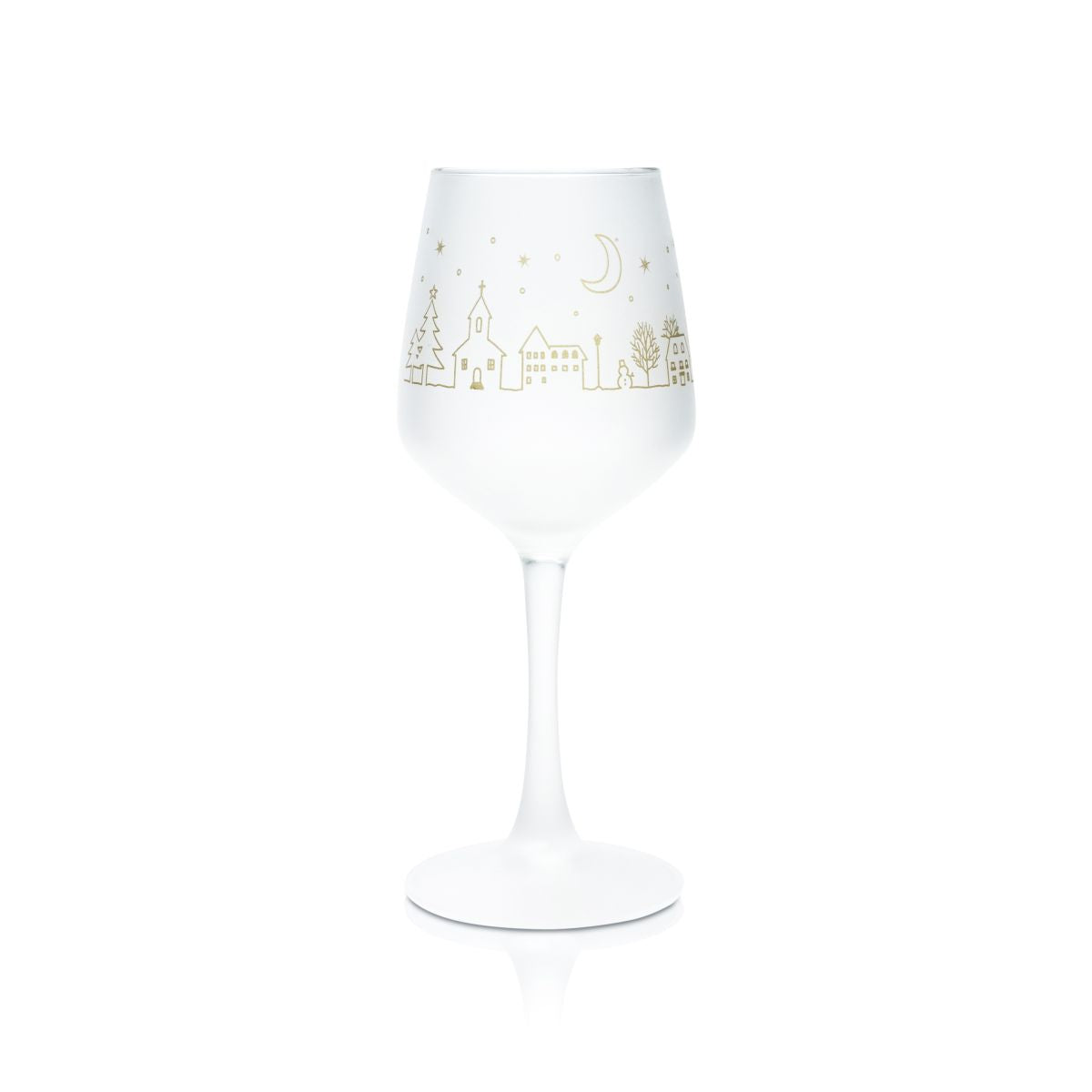 Mohaba Glühwein Glas 0,2l Weinglas Thermoglas Satiniert Punsch Weihnachten