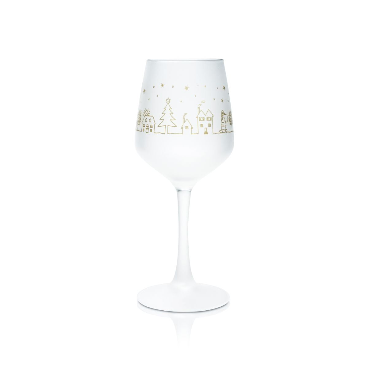 Mohaba Glühwein Glas 0,2l Weinglas Thermoglas Satiniert Punsch Weihnachten – Ansicht 2
