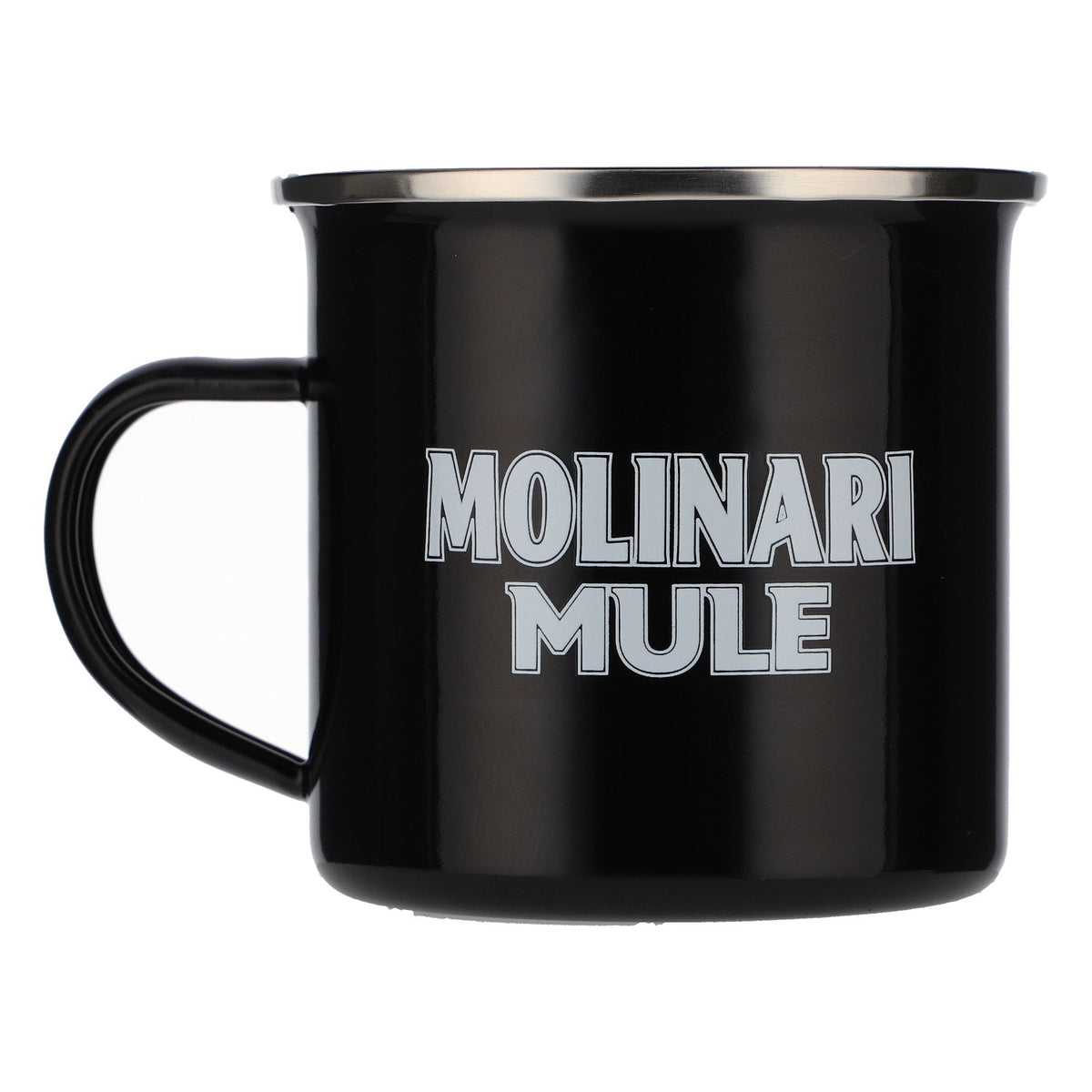 Molinari Sambuca Emaile Metall Becher Kaffeebecher Tasse Moskow Mule