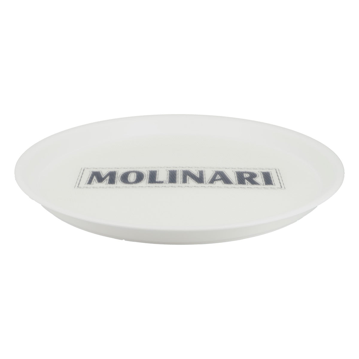 Molinari Sambuca Serviertablett Kellnertablett Rundtablett weiß 37cm – Ansicht 2