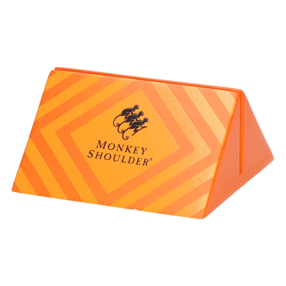 Monkey Shoulder Tischaufsteller Kartenhalter Werbeaufsteller Flyerhalter Gastro Kneipe Barzubehör